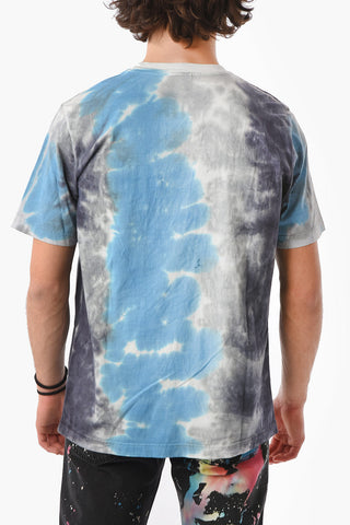 t-shirt T-JUST-E13 stampata effetto tie dye