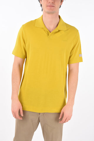 ZZEGNA wool pique' polo shirt