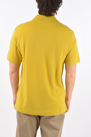 ZZEGNA wool pique' polo shirt