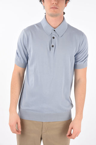 EZ LUXURY short sleeve polo neck sweater
