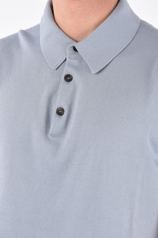 EZ LUXURY short sleeve polo neck sweater