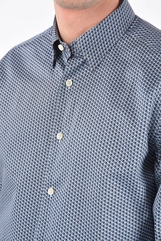 EZ LUXURY patterned classic collar shirt