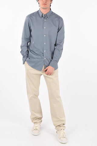 EZ LUXURY patterned classic collar shirt