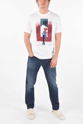 ZZEGNA t-shirt girocollo stampata