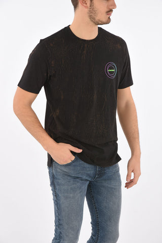 acid wash effect cotton T-JUST-E3 t-shirt