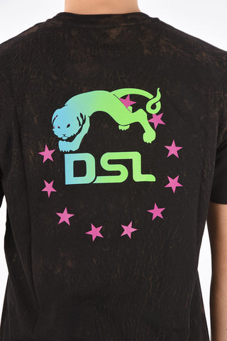 acid wash effect cotton T-JUST-E3 t-shirt