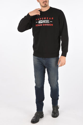 printed cotton blend S-GIRK-K10 crew-neck sweatshirt