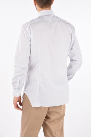 Camicia in cotone gessata