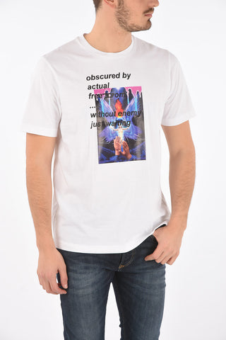 crew-neck T-JUST-A43 t-shirt with front print
