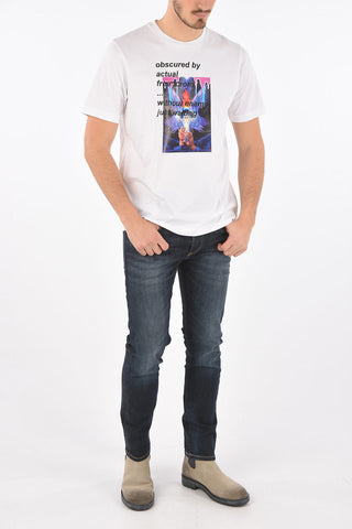 crew-neck T-JUST-A43 t-shirt with front print