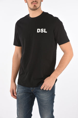 crew-neck T-JUST-E10 t-shirt with print on the back