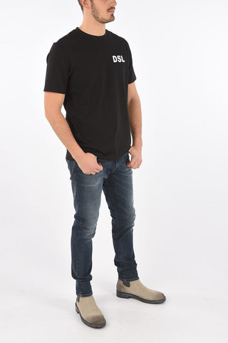crew-neck T-JUST-E10 t-shirt with print on the back
