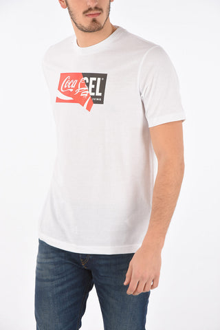 COCA COLA crew-neck CC-T-JUST t-shirt with front logo-print