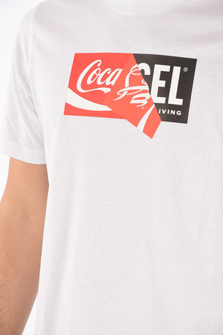 COCA COLA crew-neck CC-T-JUST t-shirt with front logo-print