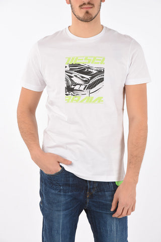 t-shirt girocollo T-DIEGOS-K33 con stampa frontale