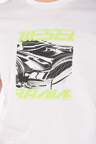 t-shirt girocollo T-DIEGOS-K33 con stampa frontale