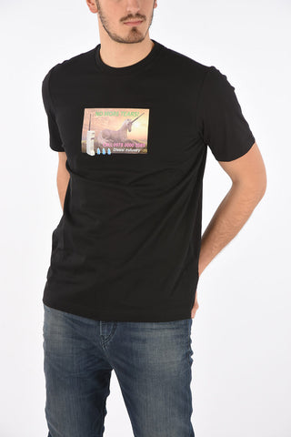 crew-neck T-JUST-A34 t-shirt with print