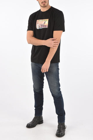 crew-neck T-JUST-A34 t-shirt with print