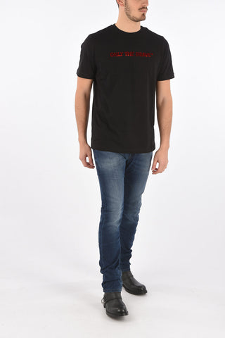 t-shirt T-JUST-E4 with velvet details