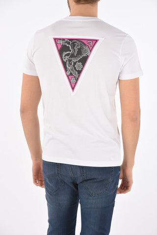 crew-neck T-DIEBIND-E1 t-shirt with embroidery on the back