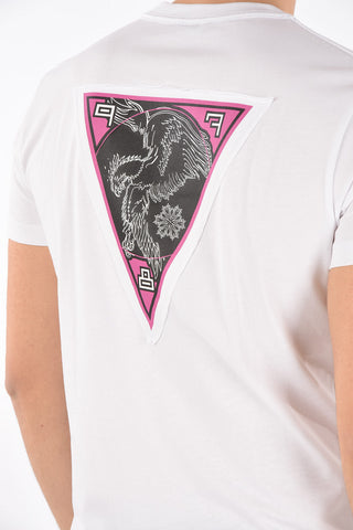 crew-neck T-DIEBIND-E1 t-shirt with embroidery on the back