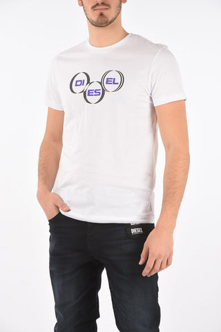 crew-neck T-DIEGOS-K39 t-shirt with print