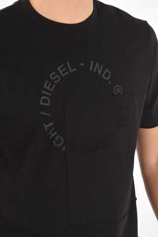 crew-neck T-JUSTEMB t-shirt with embossed detail