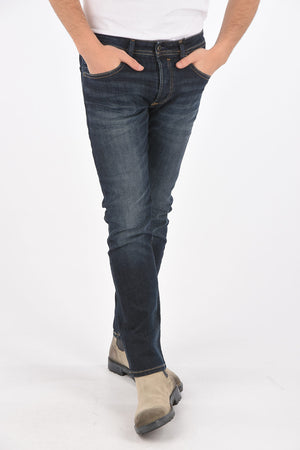 17cm low waist BUSTER slim fit jeans with Visible Stitchings L32