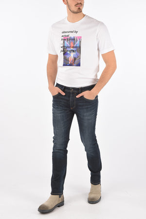 17cm low waist BUSTER slim fit jeans with Visible Stitchings L32