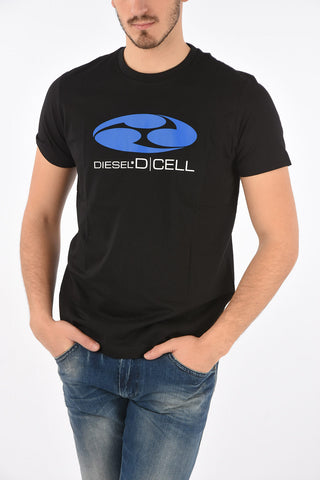 crew-neck T-DIEGOS-K40 t-shirt with front print