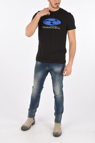 crew-neck T-DIEGOS-K40 t-shirt with front print
