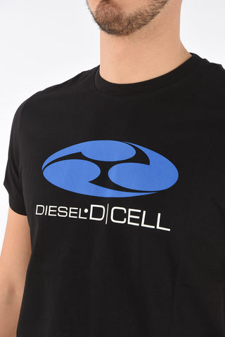 crew-neck T-DIEGOS-K40 t-shirt with front print