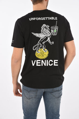crew-neck VE-T-JUST-LEO t-shirt with print