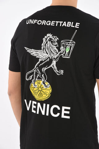 crew-neck VE-T-JUST-LEO t-shirt with print