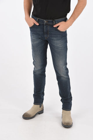 17cm Visible Stitchings D-YENNOX tapered fit jeans L32