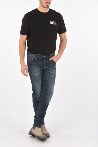 17cm Visible Stitchings D-YENNOX tapered fit jeans L32