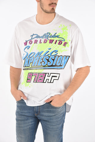 t-shirt T-DELPHONE in cotone stampata