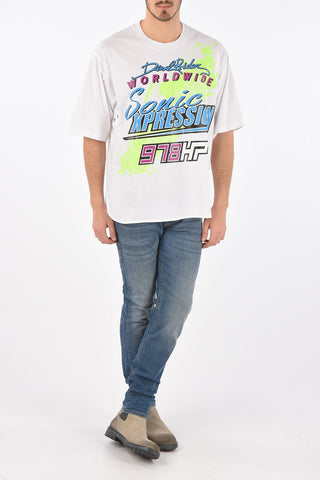 t-shirt T-DELPHONE in cotone stampata