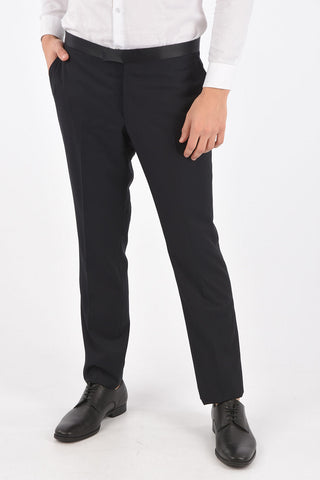 center vent peak lapel 3 piece waistcoat suit