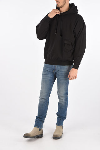 hooded S-ERPOCK sweatshirt with breast pockets