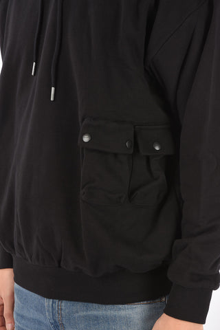 hooded S-ERPOCK sweatshirt with breast pockets