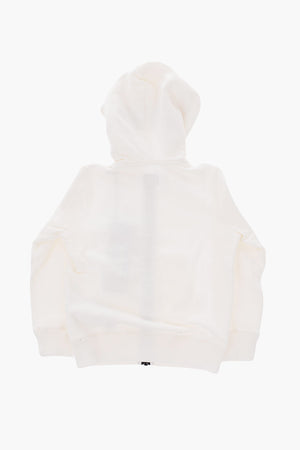 hooded goggles sweatshirt with zip closure 
