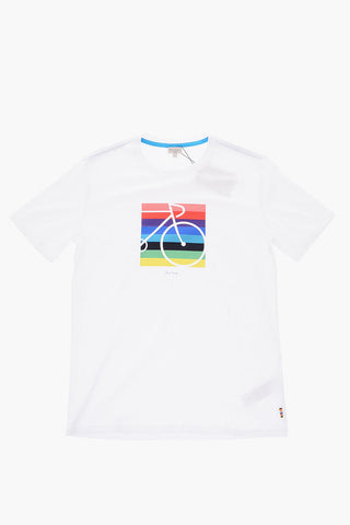 crew-neck t-shirt with front print