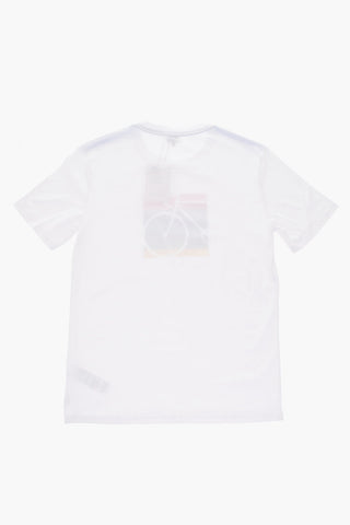 crew-neck t-shirt with front print