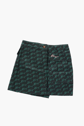 printed skort