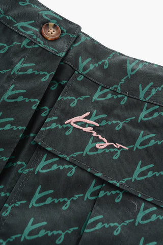 printed skort