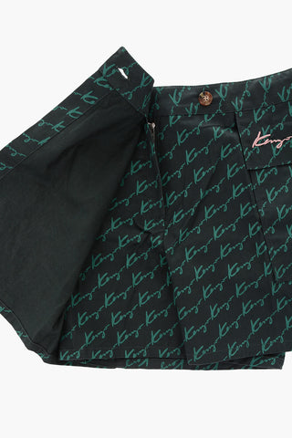 printed skort
