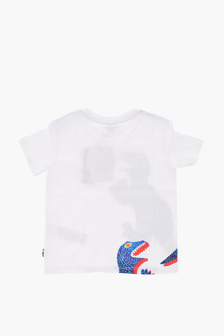dinosaur printed crew-neck t-shirt