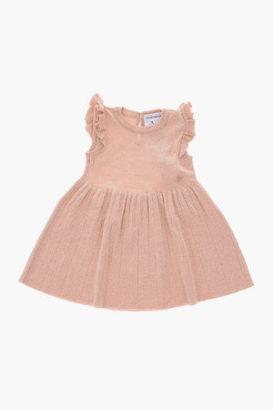 EMPORIO lurex crew-neck dress