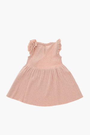 EMPORIO lurex crew-neck dress